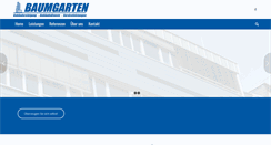 Desktop Screenshot of baumgarten-service.de
