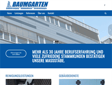 Tablet Screenshot of baumgarten-service.de